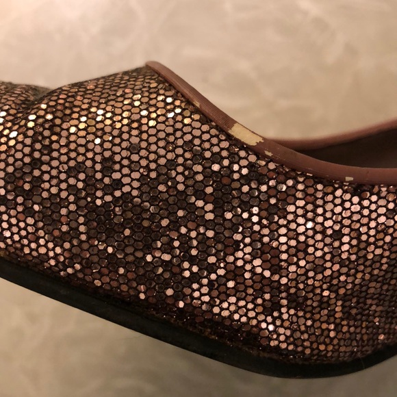 Sparkly Glittery Pink Pumps Heels Size 7 - Picture 8 of 13